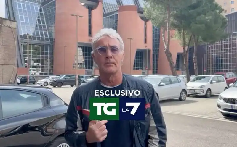 MASSIMO GILETTI FUORI DALLA PROCURA DI FIRENZE
