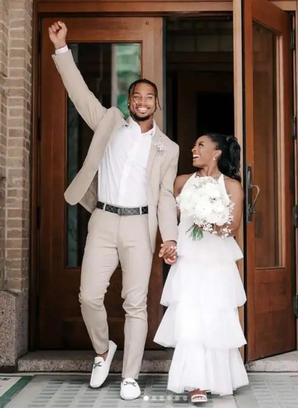 matrimonio simone biles jonathan owens  6