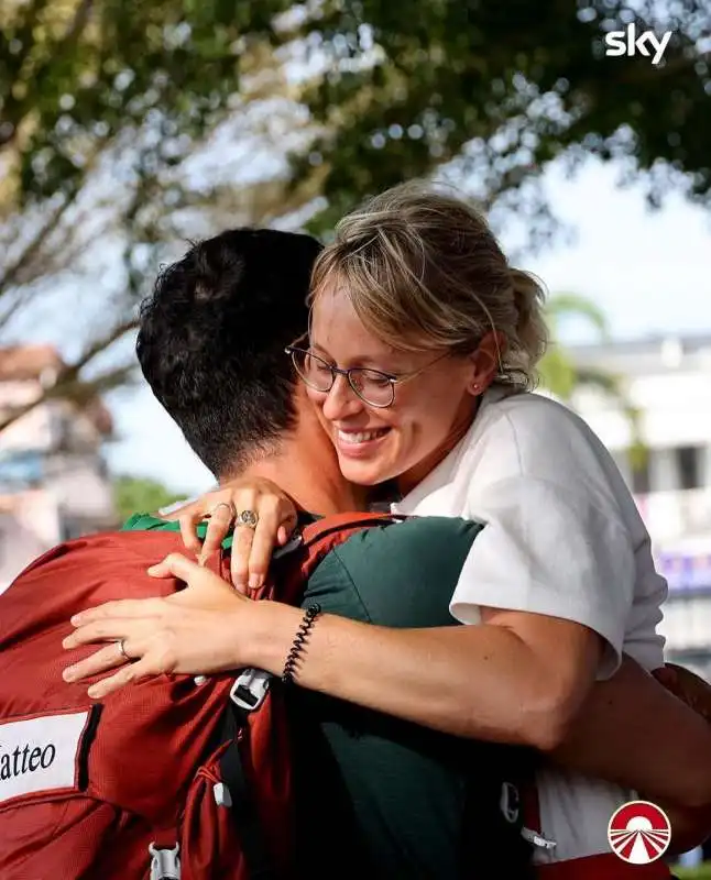 matteo giunta e federica pellegrini    pechino express  