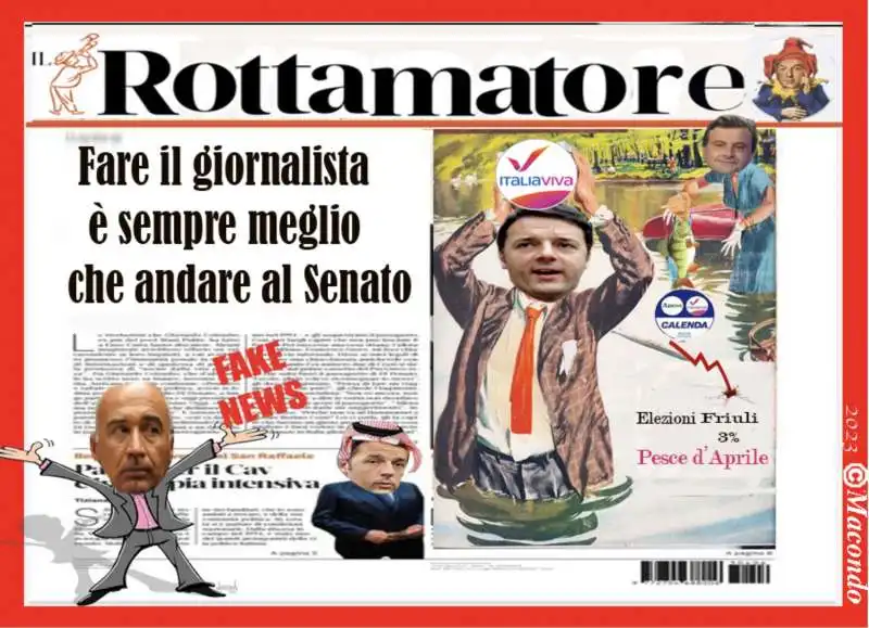 matteo renzi direttore del riformista by macondo  