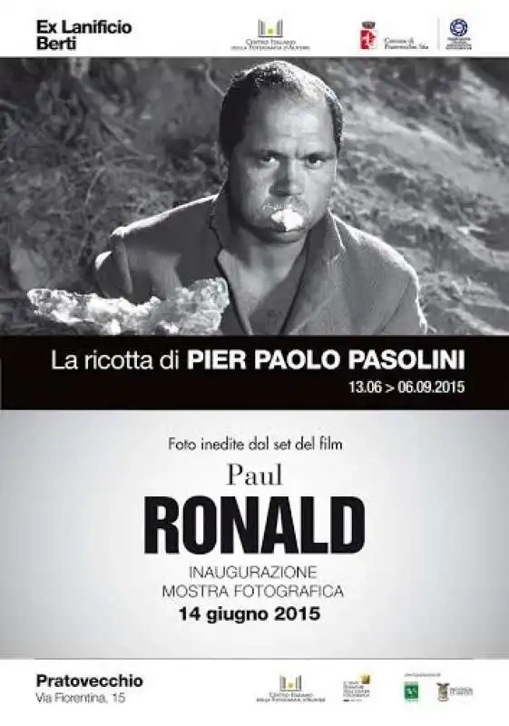 PAUL RONALD LA RICOTTA PASOLINI 67