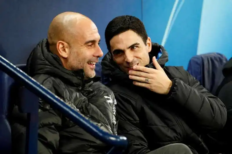 PEP GUARDIOLA MIKEL ARTETA 