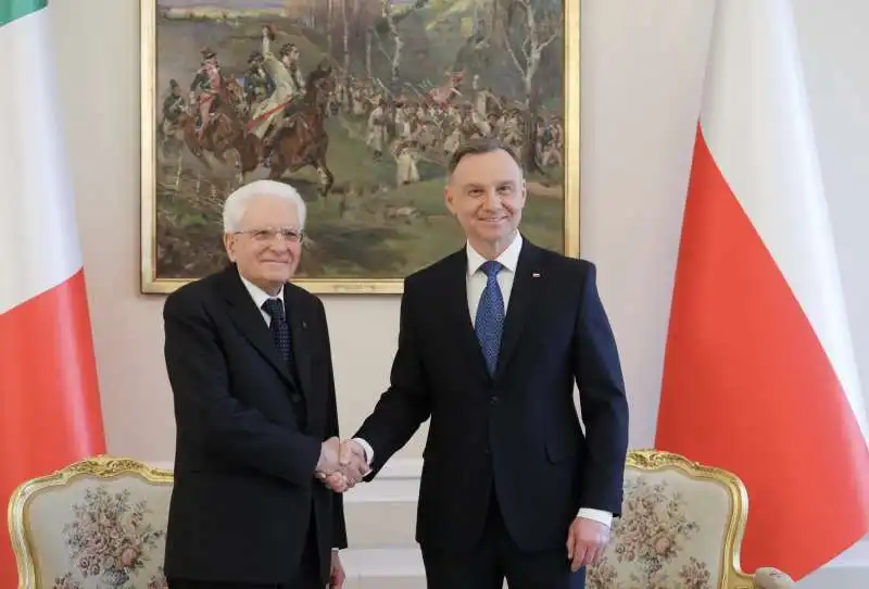 sergio mattarella   andrzej duda   varsavia  3