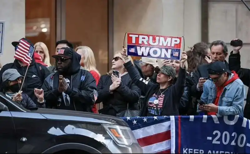 sostenitori di trump a new york 