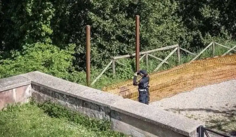 staccionata crollata al gianicolo 1