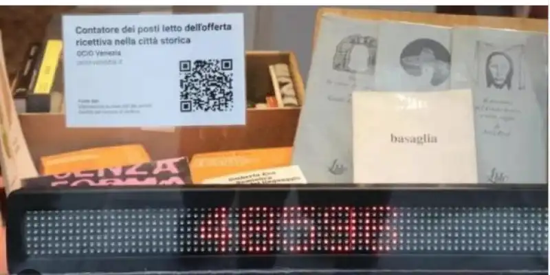 VENEZIA CONTATORE POSTI LETTO