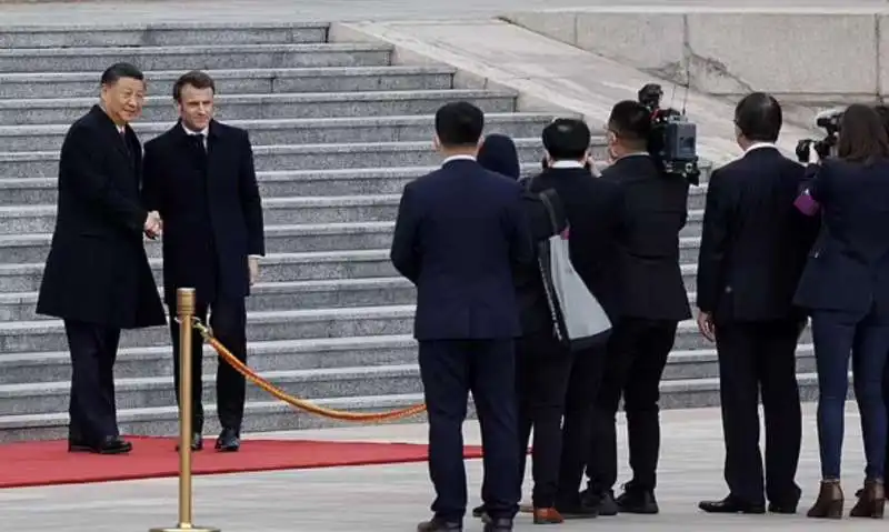 xi jinping emmanuel macron   