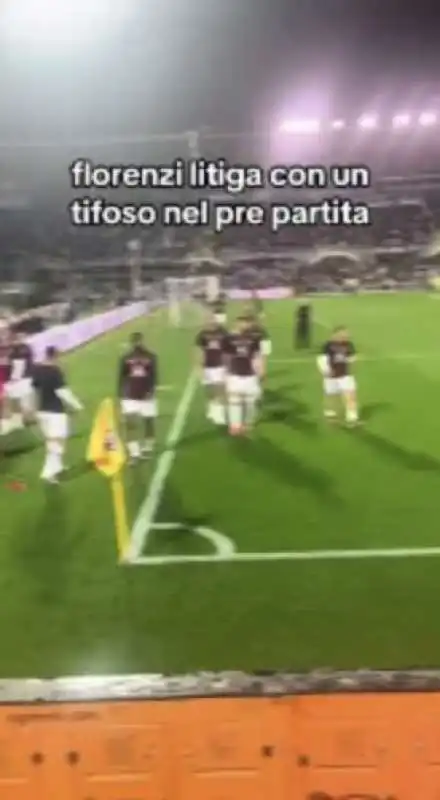 alessandro florenzi litiga con un tifoso della fiorentina   2