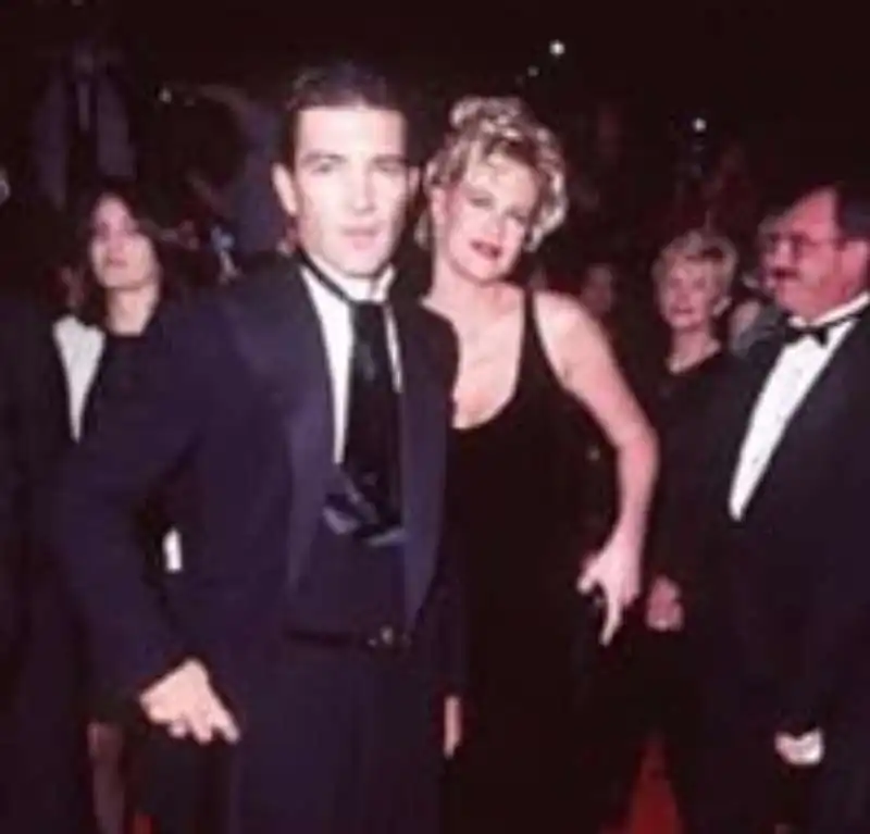 ANTONIO BANDERAS MELANIE GRIFFITH - PRIMA DI EVITA A ROMA 1995