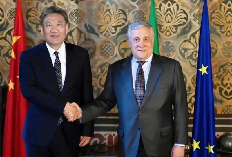 antonio tajani wang wentao 