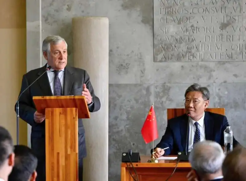 antonio tajani wang wentao 