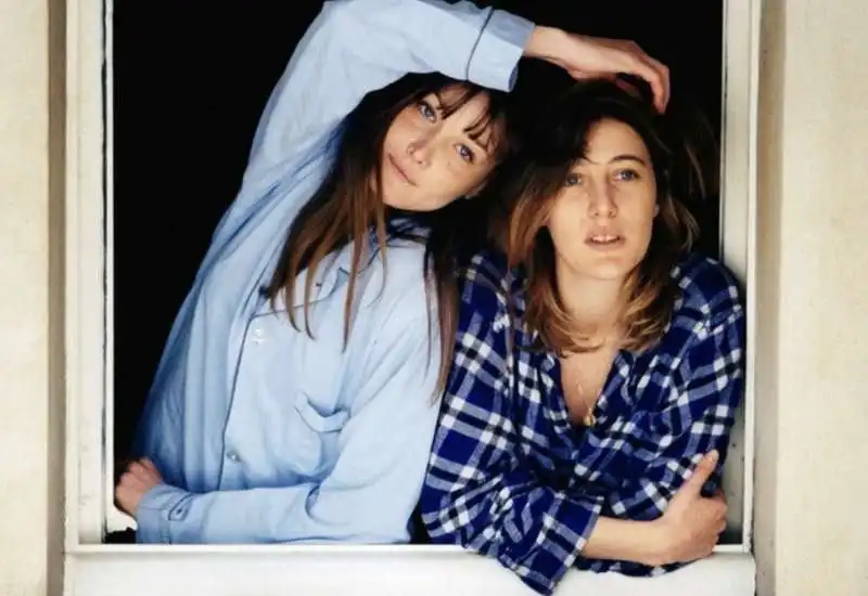 carla bruni  e valeria bruni tedeschi  