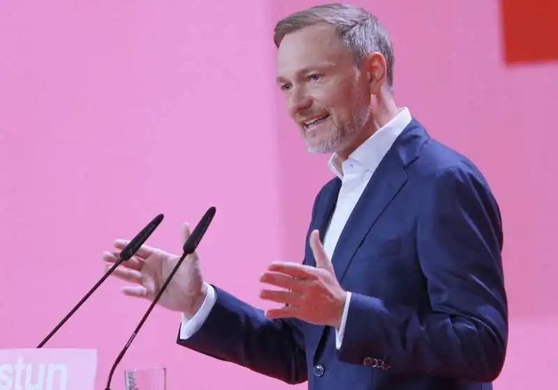 CHRISTIAN LINDNER AL CONGRESSO DI FDP 