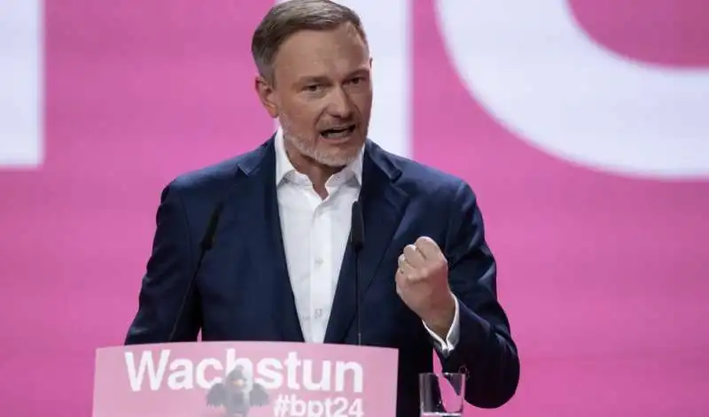 CHRISTIAN LINDNER AL CONGRESSO DI FDP