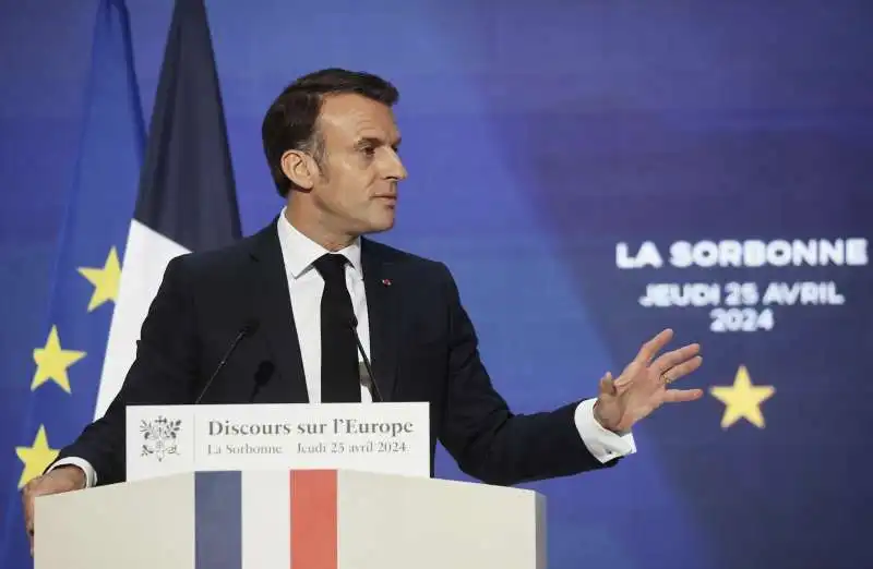 emmanuel macron   discorso sull europa alla sorbona   25 aprile 2024   6