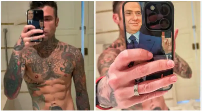 fedez berlusconi cover telefonino