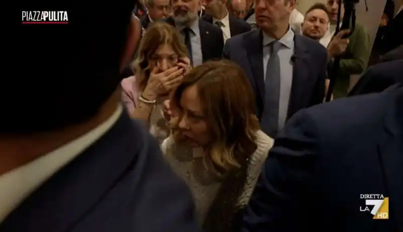 GIORGIA MELONI RISPONDE A ROBERTA BENVENUTO DI PIAZZA PULITA