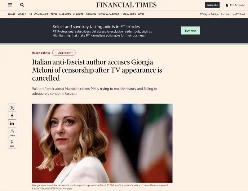 L ARTICOLO DEL FINANCIAL TIMES SUL CASO SCURATI