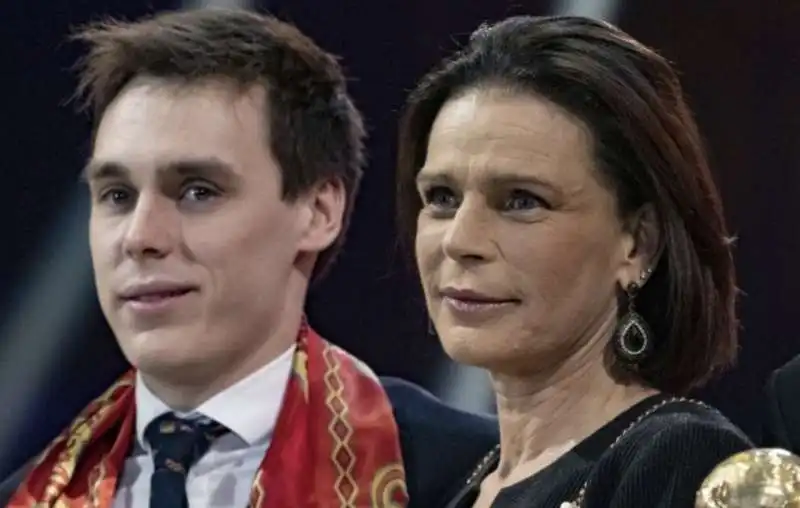 louis ducruet e la mamma stephanie di monaco