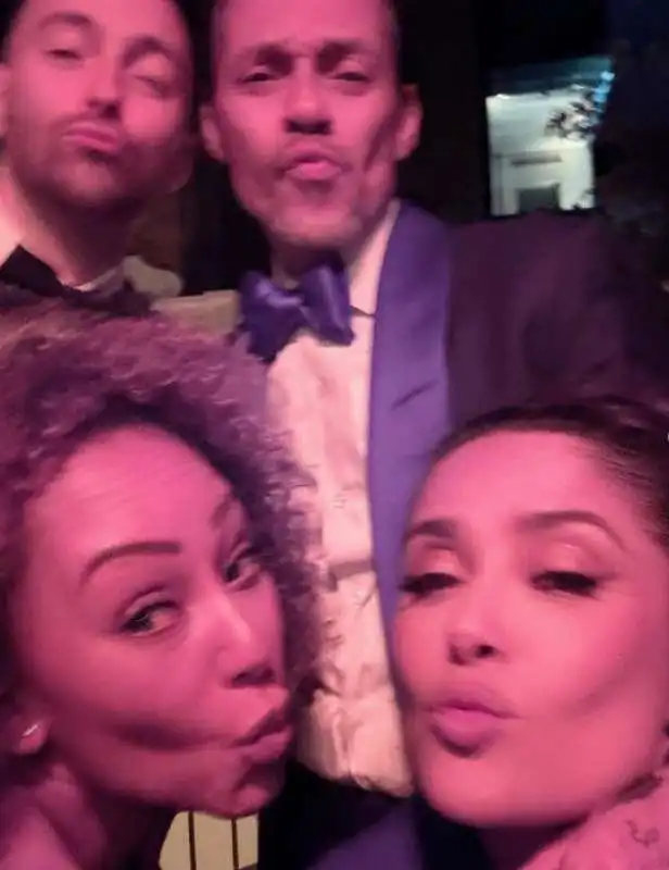 marc anthony mel b e salma hayek