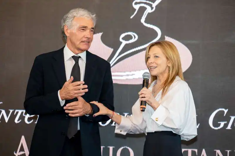 massimo giletti e paola batani  