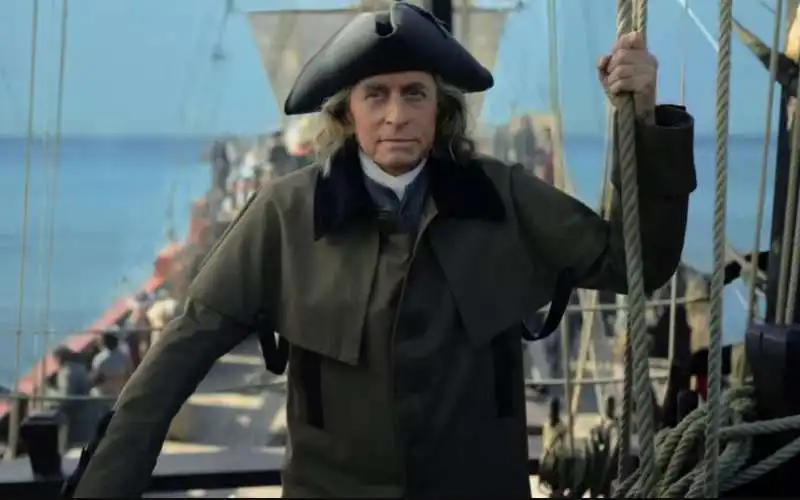 michael douglas in benjamin franklin 