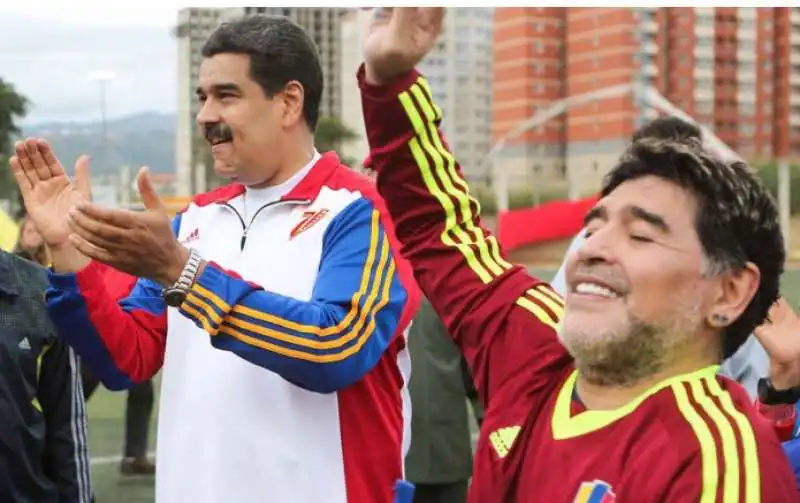 nicolas maduro Diego Armando Maradona 