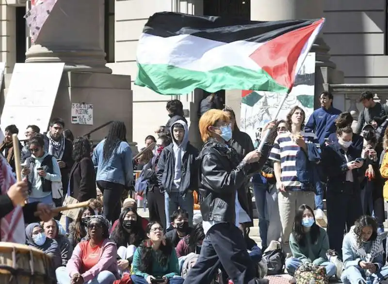 proteste alla columbia university   1