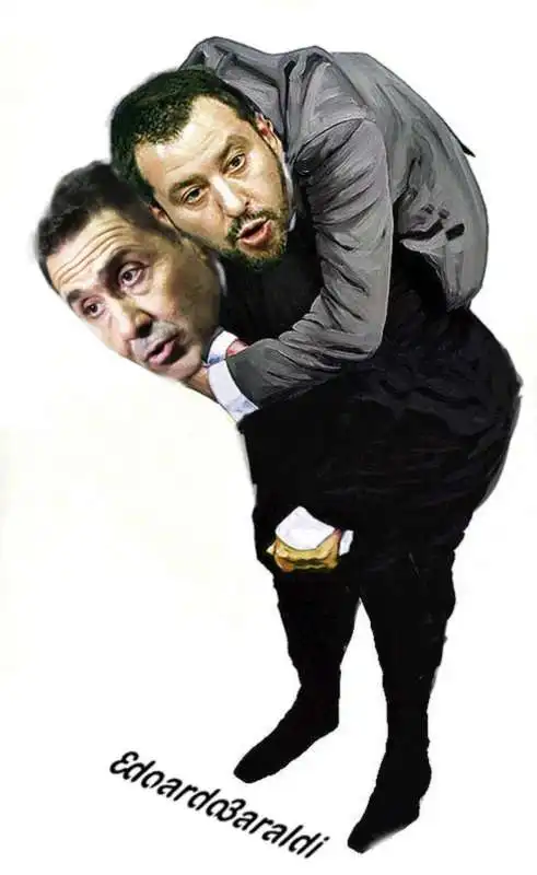 ROBERTO VANNACCI - MATTEO SALVINI - MEME BY EDOARDO BARALDI 