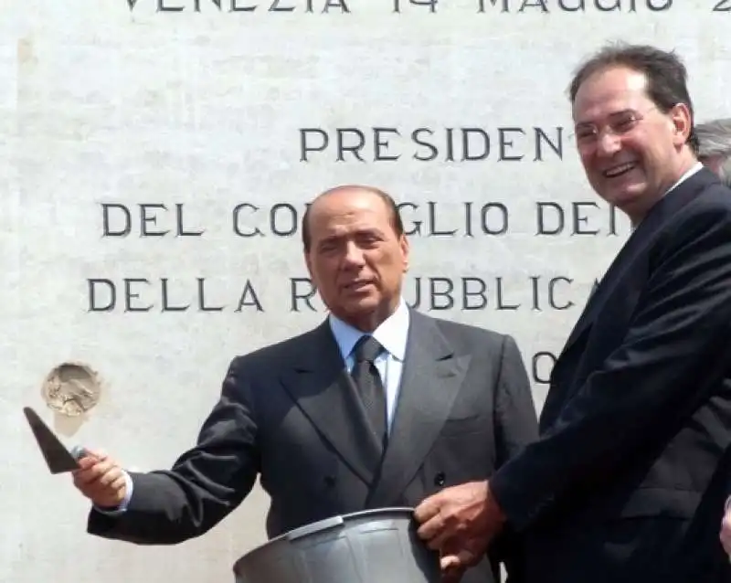 Silvio berlusconi Giancarlo Galan 