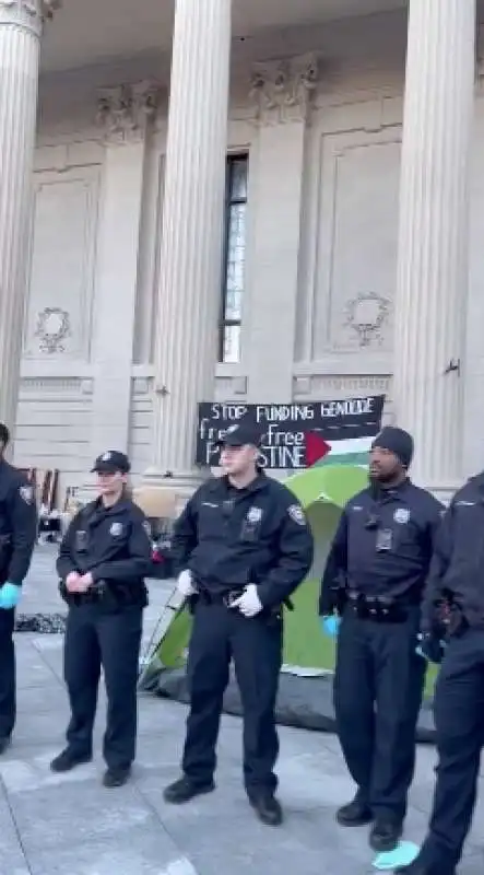 studenti pro palestina arrestati all universita di yale 3