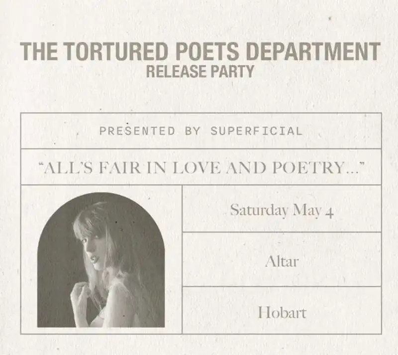 taylor swift   the tortured poets department  release party 