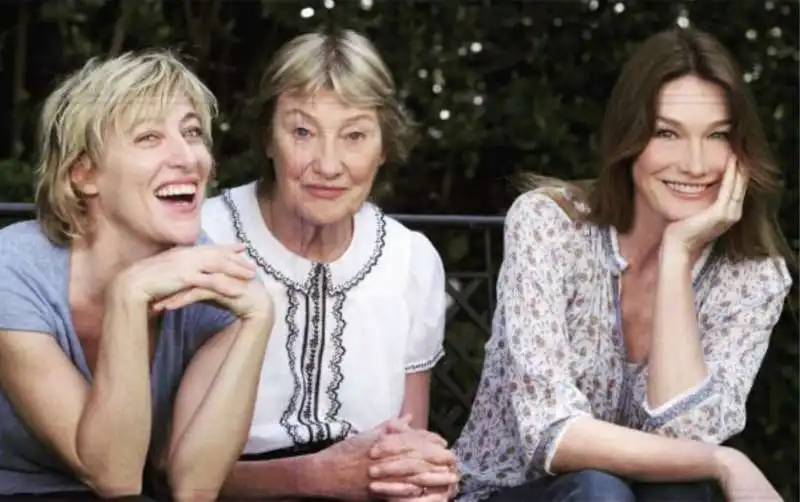 VALERIA BRUNI TEDESCHI - MARISA BORINI - CARLA BRUNI  