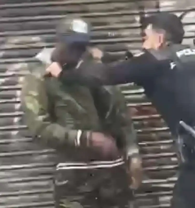 violenze della polizia su neri a madrid   3