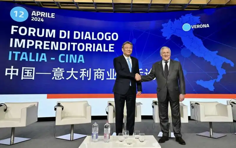 wang wentao   antonio tajani 