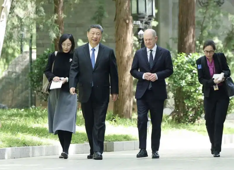 xi jinping   olaf scholz 