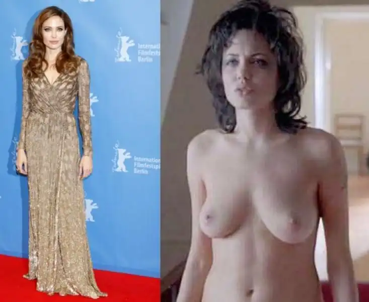 ANGELINA JOLIE TOPLESS