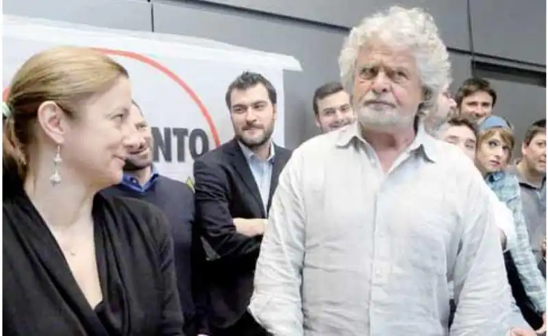 beppe grillo e roberta lombardi 