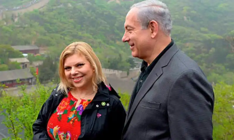 Binyamin and Sara Netanyahu iIsraeli-prime-minister