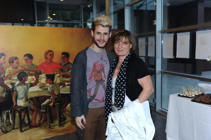 Daniele Coletta con la mamma Gianna 