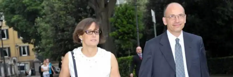 enrico letta e gianna fregonara 