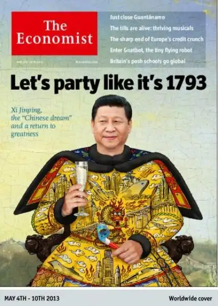 xi jinping sulla copertina dell economist