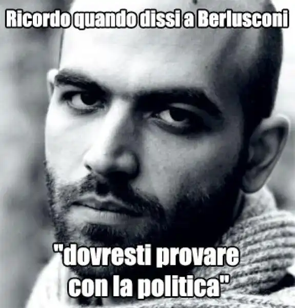 SAVIANO RICORDA LA PRESA IN GIRO DI FACEBOOK 