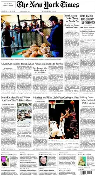 THE NEW YORK TIMES 