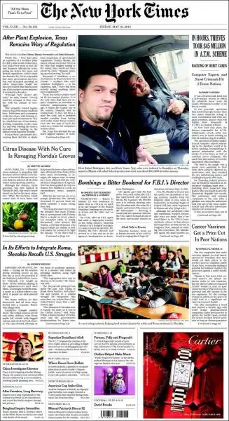 THE NEW YORK TIMES 