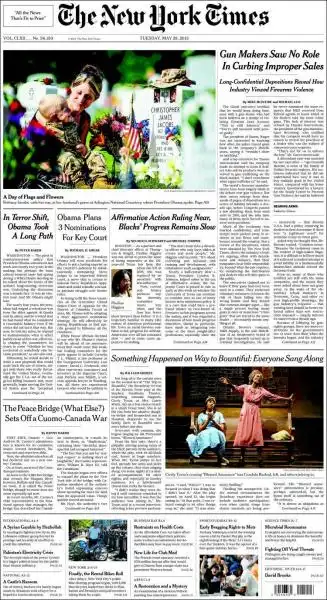 THE NEW YORK TIMES 