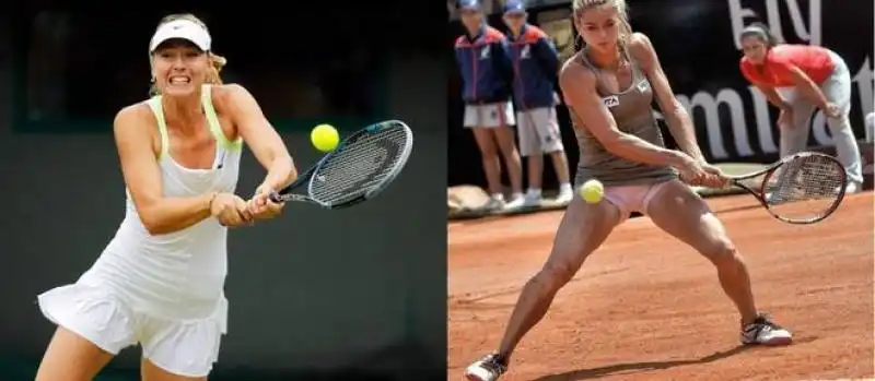 CAMILLA GIORGI E MARIA SHARAPOVA 