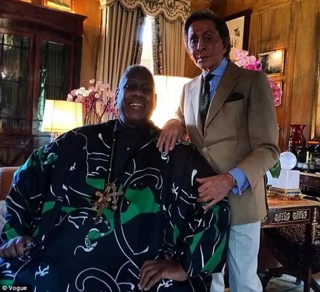 Andre Leon Talley e Valentino 