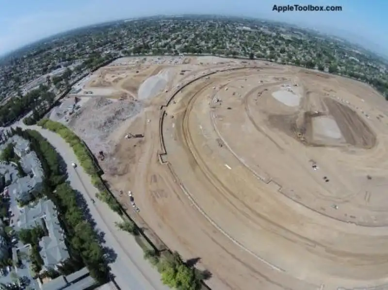 Apple Campus in costruzione 