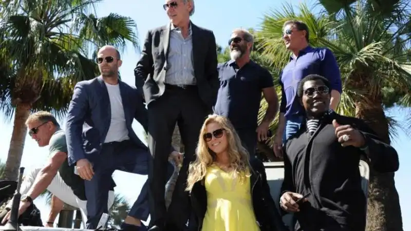 IL CAST DEI MERCENARI TRE THE EXPENDABLES A CANNES